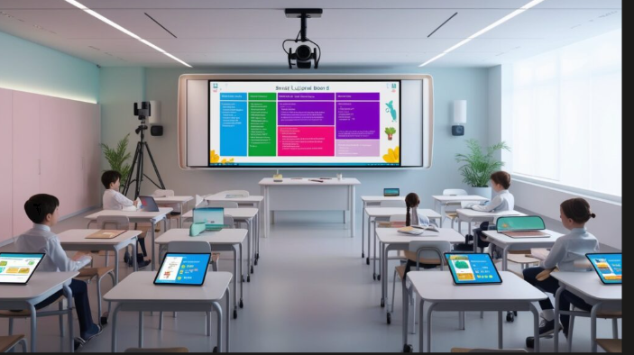 Smart classrooms.